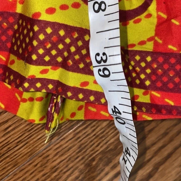 African print Ankara luxury  Maxi Skirt L - Picture 7 of 10